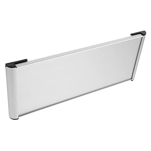 NOLITOY Türplatte Aus Aluminiumlegierung Mit Weiß Name Bürotürschilder Abteilung Montiert Büro Typenschild Nicht Türschilder Fürs Büro Türen Silber Leeres Türschild Selbst Einzel Silver von NOLITOY