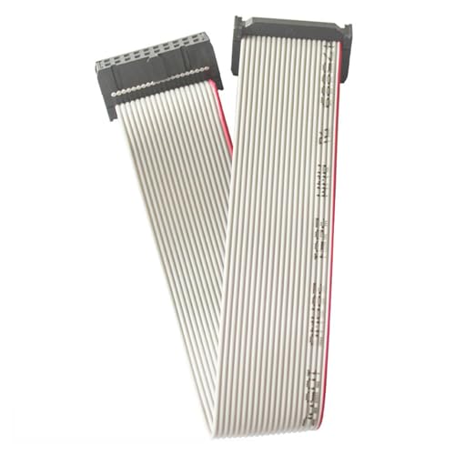 NOLOWY Flexible JTAG Schnittstellenkabel 20 Pin Grau Flachbanddatenkabel Zum AVR Herunterladen Und Codebrennen von NOLOWY