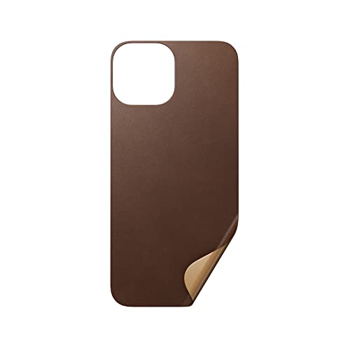 NOMAD Leather Skin Rustic Brown iPhone 13 Mini von NOMAD