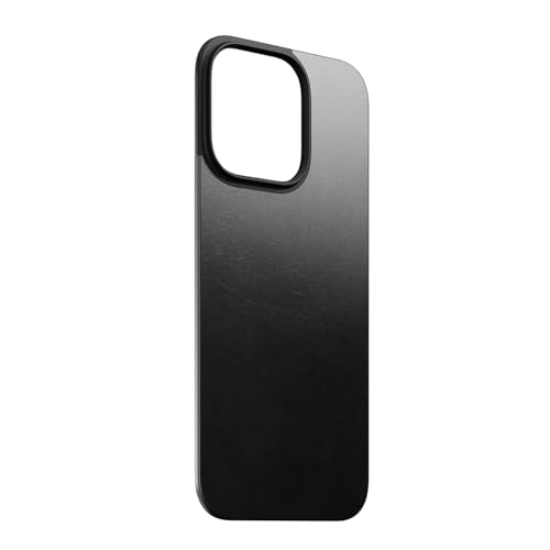 NOMAD - Magnetische Lederrückseite - iPhone 16 Pro Max | Schwarz | Horween | MagSafe von NOMAD