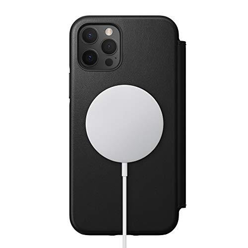 NOMAD Modern Folio Case mit MagSafe-Kompatibilität, Klapphülle aus Echtleder kompatibel mit iPhone 12 und iPhone 12 Pro in schwarz NOMAD Modern Folio Case mit MagSafe-Kompatibilität, Klapphülle aus Echtleder kompatibel mit iPhone 12 und iPhone 12 Pro in schwarz von NOMAD
