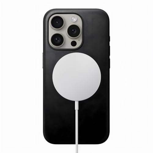 NOMAD Modern Leather Case | für iPhone 16 Pro Max | Schutzhülle aus Polycarbonat und hochwertigem Echtleder | MagSafe-kompatibel | Black NOMAD Modern Leather Case | für iPhone 16 Pro Max | Schutzhülle aus Polycarbonat und hochwertigem Echtleder | MagSafe-kompatibel | Black von NOMAD