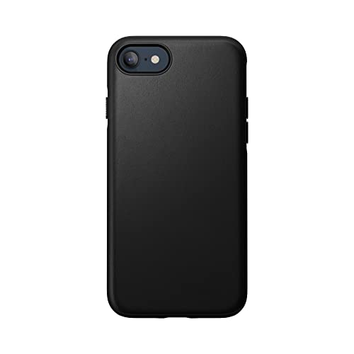 NOMAD Modern Leather Case für iPhone SE (3. Generation) | in Schwarz | Schutzhülle aus Echtleder von NOMAD