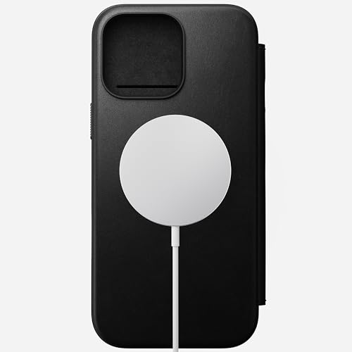 NOMAD Modern Leather Folio | für iPhone 16 Pro Max | Schutzhülle aus Polycarbonat und hochwertigem Echtleder Ummantelung | MagSafe-kompatibel | Black NOMAD Modern Leather Folio | für iPhone 16 Pro Max | Schutzhülle aus Polycarbonat und hochwertigem Echtleder Ummantelung | MagSafe-kompatibel | Black von NOMAD