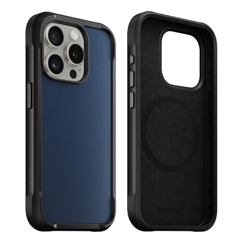 NOMAD Rugged Case | für iPhone 15 Pro | Schutzhülle aus Polycarbonat mit TPU-Bumper | Matte PET-Rückseite | MagSafe-kompatibel | Atlantic Blue NOMAD Rugged Case | für iPhone 15 Pro | Schutzhülle aus Polycarbonat mit TPU-Bumper | Matte PET-Rückseite | MagSafe-kompatibel | Atlantic Blue von NOMAD