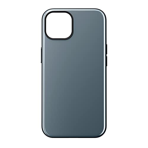 NOMAD Sport Case für iPhone 13 | Hülle mit MagSafe und TPE-Bumper | NFC integriert für Digitale Visitenkarten | aus Polycarbonat | blau von NOMAD
