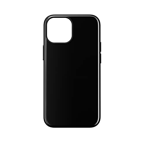 NOMAD Sport Case für iPhone 13 Mini | Hülle mit MagSafe und TPE-Bumper | NFC integriert für Digitale Visitenkarten | aus Polycarbonat | schwarz von NOMAD