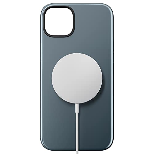 NOMAD Sport Case für iPhone 14 Plus | Hülle aus Polycarbonat mit TPE-Bumper | mit glänzender PET-Beschichtung | MagSafe-kompatibel | Blau von NOMAD