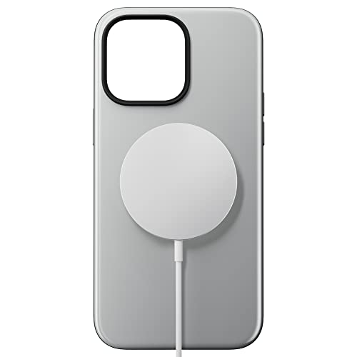 NOMAD Sport Case für iPhone 14 Pro Max | Hülle aus Polycarbonat mit TPE-Bumper | mit glänzender PET-Beschichtung | MagSafe-kompatibel | Grau von NOMAD