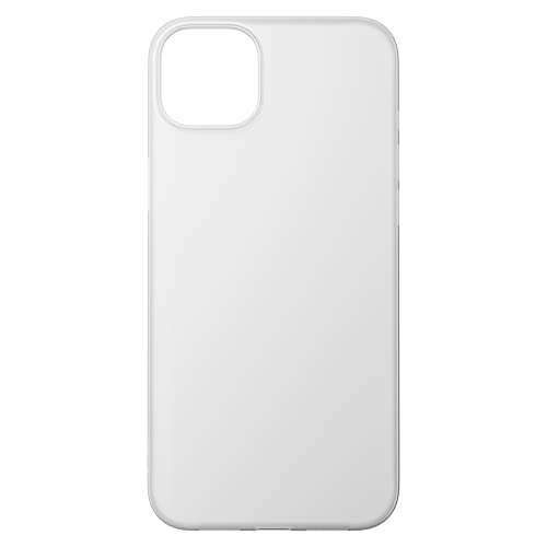 NOMAD Super Slim Case | für iPhone 14 Plus | Extra dünne Schutzhülle | Kratzfest | Semitransparent und matt | Weiß von NOMAD