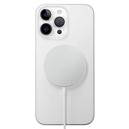 NOMAD Super Slim Case | für iPhone 15 Pro Max | extra dünne Schutzhülle | Kratzfest | Semitransparent und matt | Frost von NOMAD