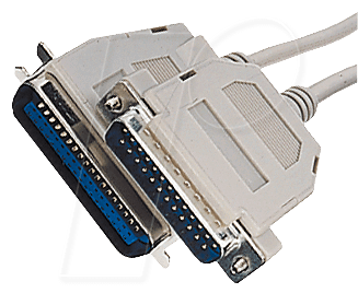 AK 101 - Bidirektionales Druckerkabel, D-Sub/Centr., 1,8m von NONAME