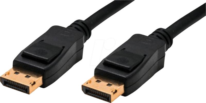 AK DP 135001SC - DisplayPort Kabel, DisplayPort Stecker, 1 m, schwarz von NONAME