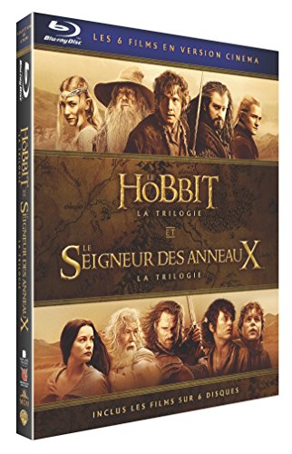 Terre du milieu : le hobbit - trilogie + le seigneur des anneaux - trilogie [Blu-ray] [FR Import] von NONAME