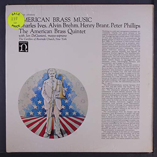 american brass music LP von NONESUCH