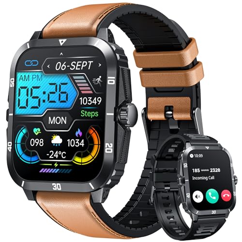 Smartwatch Armbanduhr Fitnessuhr Sportuhr Wasserdicht: 2,0" Touchscreen Herren Uhr mit Blutdruckmessung Schrittzähler Sport Fitness Tracker Herzfrequenz Telefonfunktion Uhren Kompatibel Android iOS Smartwatch Armbanduhr Fitnessuhr Sportuhr Wasserdicht: 2,0" Touchscreen Herren Uhr mit Blutdruckmessung Schrittzähler Sport Fitness Tracker Herzfrequenz Telefonfunktion Uhren Kompatibel Android iOS von NONGAMX
