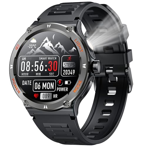 Smartwatch Uhren Armbanduhr Fitnessuhr Uhr: Smartwatch Herren Fitness Watch mit 3ATM Wasserdicht Blutdruck Sportuhr Telefonfunktion Herzfrequenz 1,53" Touchscreen Schrittzähler Kompatibel Android iOS Smartwatch Uhren Armbanduhr Fitnessuhr Uhr: Smartwatch Herren Fitness Watch mit 3ATM Wasserdicht Blutdruck Sportuhr Telefonfunktion Herzfrequenz 1,53" Touchscreen Schrittzähler Kompatibel Android iOS von NONGAMX