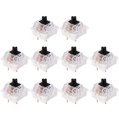 3-polige schwarz/rot/braun/blaue LED für mechanische Tastatur, passend für MX Gateron-Ersatz 3-polige schwarz/rot/braun/blaue LED für mechanische Tastatur, passend für MX Gateron-Ersatz von NONGYU