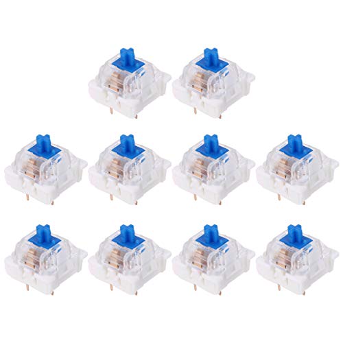 3-polige schwarz/rot/braun/blaue LED für mechanische Tastatur, passend für MX Gateron-Ersatz 3-polige schwarz/rot/braun/blaue LED für mechanische Tastatur, passend für MX Gateron-Ersatz von NONGYU