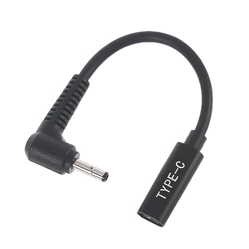 NONGYU Adapterkabel Typ C Buchse auf 4,0 x 1,7 mm, für Laptop, USB-Kabel, Ladekabel, Computerzubehör, Schwarz NONGYU Adapterkabel Typ C Buchse auf 4,0 x 1,7 mm, für Laptop, USB-Kabel, Ladekabel, Computerzubehör, Schwarz von NONGYU