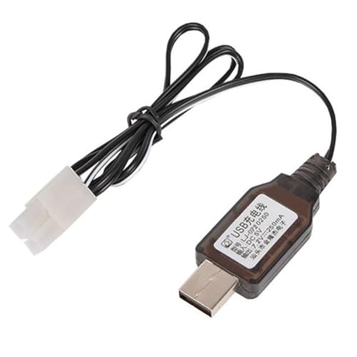 NONGYU Auto-Ladekabel, 7,2 V, L6,2–2P, USB-Power-Ladekabel, Stromversorgung über USB, mit LED-Anzeigen, ICProtections NONGYU Auto-Ladekabel, 7,2 V, L6,2–2P, USB-Power-Ladekabel, Stromversorgung über USB, mit LED-Anzeigen, ICProtections von NONGYU