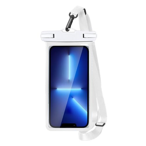 NONGYU Schutzhülle für Handy, Smartphone, berührungsempfindliche Hülle und IPX8, 3D-Trockentasche, optionale Farbe, Weiß von NONGYU