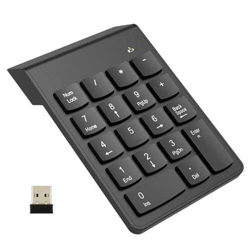 NOOX Kabelloser Nummernblock, Ziffernblock, Notebooks, Desktop-Computer-Zubehör, kompatibel mit Chromebook, Notebook, EliteBook MateBook, 10-Tasten-USB-Tastatur, Büro-Essentials NOOX Kabelloser Nummernblock, Ziffernblock, Notebooks, Desktop-Computer-Zubehör, kompatibel mit Chromebook, Notebook, EliteBook MateBook, 10-Tasten-USB-Tastatur, Büro-Essentials von NOOX