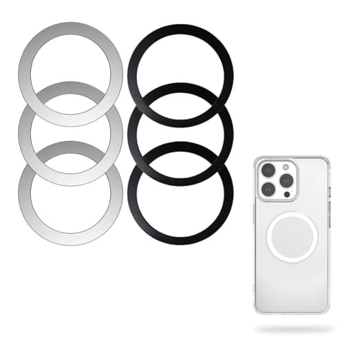 NOPKESV 6 Stück Magnetring Handy,Magnet Aufkleber,Mit Ladegerät,Magnetic,Metallring,Aus Drahtloses,Edelstahl,Handyhalter,Handymagnet,Kabellosen Klebering,Kompatibel,Magnete NOPKESV 6 Stück Magnetring Handy,Magnet Aufkleber,Mit Ladegerät,Magnetic,Metallring,Aus Drahtloses,Edelstahl,Handyhalter,Handymagnet,Kabellosen Klebering,Kompatibel,Magnete von NOPKESV