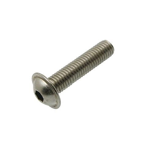20 Stk. ISO 7380 MF A2 M 8X12 Linsenkopfschrauben m.Flansch Innensechskant EDELSTAHL A. von NORDEC