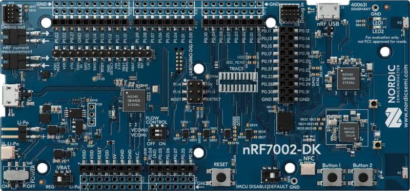 NSC NRF7002-DK - WLAN Entwicklungsboard, NRF7002, 802.11ax von NORDIC SEMICONDUCTOR