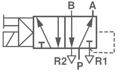 Norgren Mechanischbetätigtes Pneumatik-Ventil V50A513A-A213A 24 V/DC Gehäusematerial Aluminium Dic von NORGREN