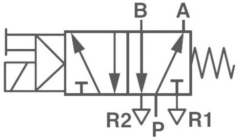Norgren Mechanischbetätigtes Pneumatik-Ventil V51B517A-A213J 24 V/DC Gehäusematerial Aluminium Dic von NORGREN