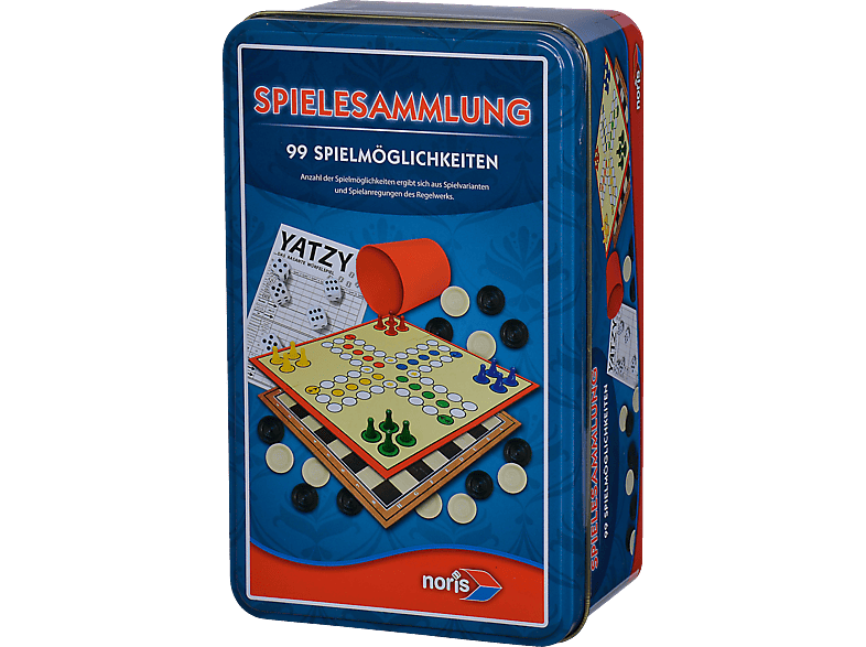 NORIS 99iger-Spielesammlung in Metallbox Familienspiel Mehrfarbig NORIS 99iger-Spielesammlung in Metallbox Familienspiel Mehrfarbig von NORIS