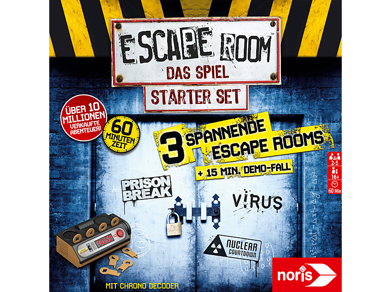 NORIS Escape Room Das Spiel Denkspiel Mehrfarbig von NORIS