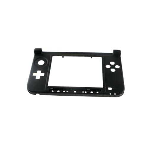 NORMICHIC Gehäuseabdeckung, Ersatz-Kits, Mittelrahmen, Schutzhülle für Nintendo 3DS XL Spielkonsole, untere Konsolenabdeckung (schwarz) von NORMICHIC