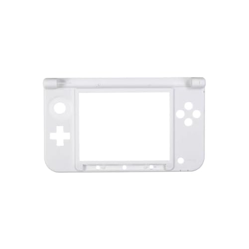 NORMICHIC Gehäuseabdeckung, Ersatz-Kits, Mittelrahmen, Schutzhülle für Nintendo 3DS XL Spielkonsole, untere Konsolenabdeckung (weiß) von NORMICHIC