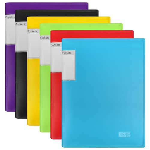 Sichtbuch A4 Sichthüllenmappe Ordner din A4 breit, Aktendeckel Klarsichthülle A4 Präsentationsmappe für Akten 30 Hüllen 6 Farben Sichtbuch A4 Sichthüllenmappe Ordner din A4 breit, Aktendeckel Klarsichthülle A4 Präsentationsmappe für Akten 30 Hüllen 6 Farben von NORTHERN BROTHERS