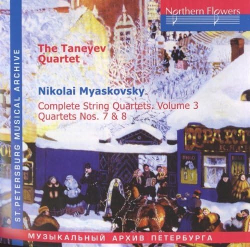 Miaskowsky: Die Streichquartette Vol. 3 von NORTHERN FLO ERS