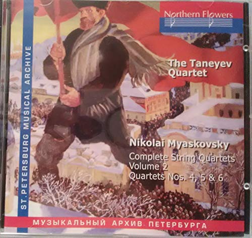 Miaskowsky: Die Streichquartette Vol.2 von NORTHERN FLO ERS