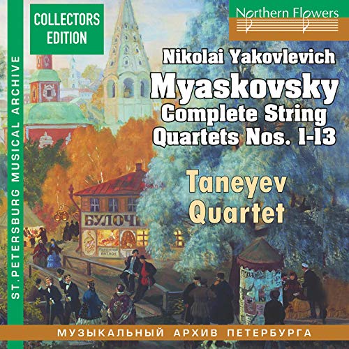 Miaskowsky: Die Streichquartette (GA) von NORTHERN FLOWERS - R
