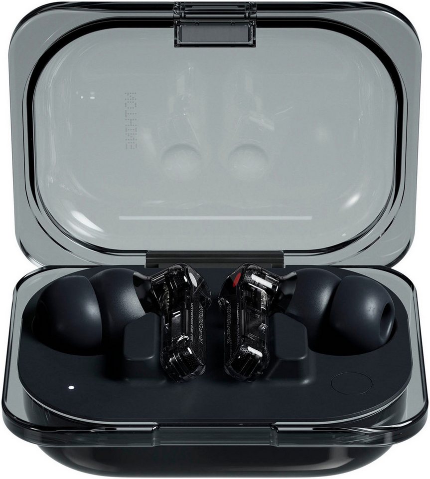 NOTHING Ear (a) Kopfhörer (Active Noise Cancelling (ANC), Hi-Res, LED Ladestandsanzeige, Transparenzmodus, Bluetooth) von NOTHING