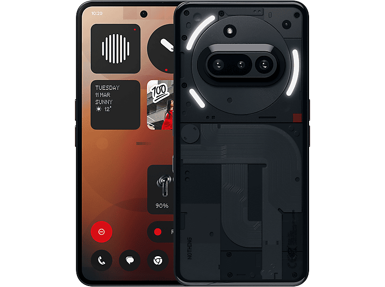 NOTHING Phone (3a) 128 GB Schwarz Dual SIM von NOTHING
