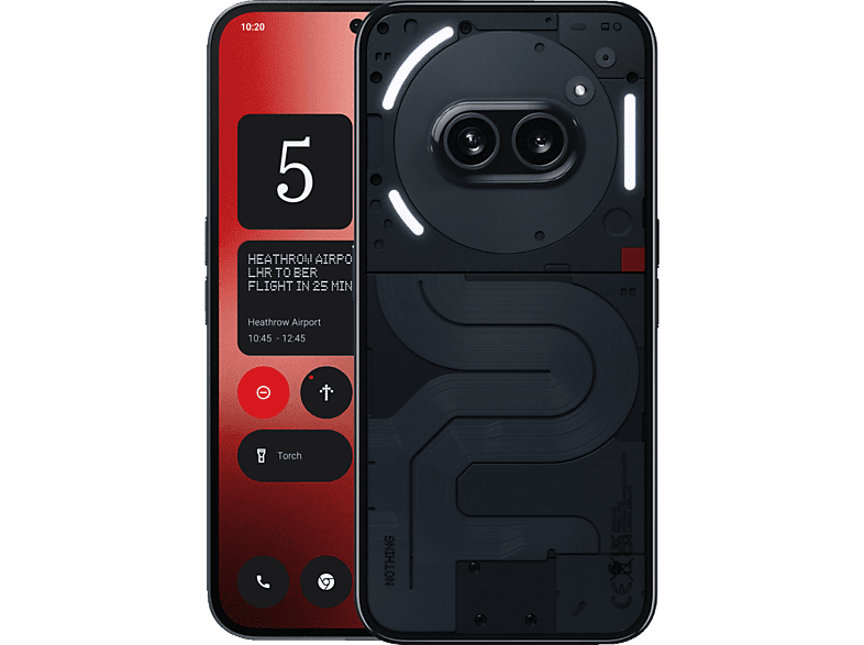 NOTHING Phone (2A) 256 GB Schwarz Dual SIM von NOTHING