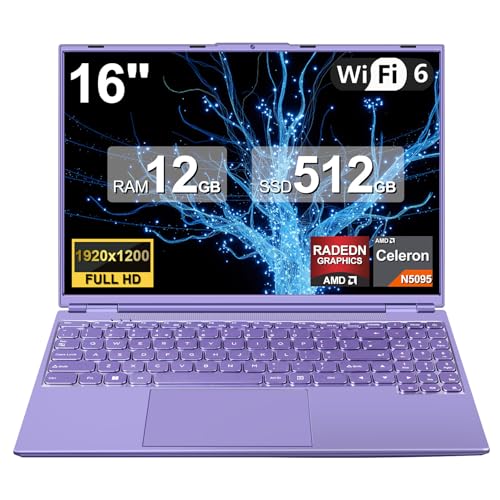 NOTODD Laptop Win 11 Laptop 12 + 512 GB 1 TB SSD Erweiterung, Lila NOTODD Laptop Win 11 Laptop 12 + 512 GB 1 TB SSD Erweiterung, Lila von NOTODD