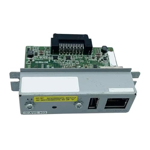 NOTRYA Druckerzubehör Ethernet-Schnittstelle kompatibel mit Epson TM U220B 220PB 220PD 220PA TM T81 T82II T88III T88IV T88V T70 T90 T86L UB-E03 UB-E02 C32C824541 von NOTRYA