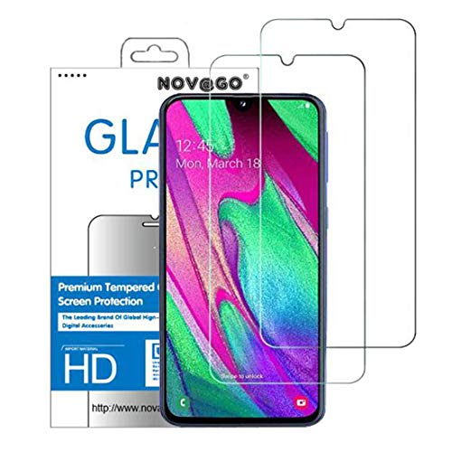 NOVAGO [2 Pack] kompatibel mit Xiaomi Mi 9 Se/Xiaomi Mi Play - Hartglas Schutzfolie, Panzerglas Schutzfolie, Tempered Glass Screen Protector (Transparent) von NOVAGO