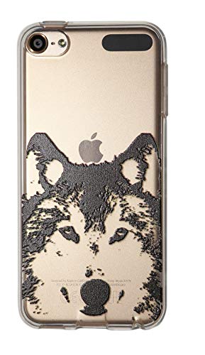 NOVAGO Kompatibel zu iPod Touch 5, iPod Touch 6, iPod Touch 7 TPU Gel Schutzhülle Flexibel, dünn (Wolf) von NOVAGO