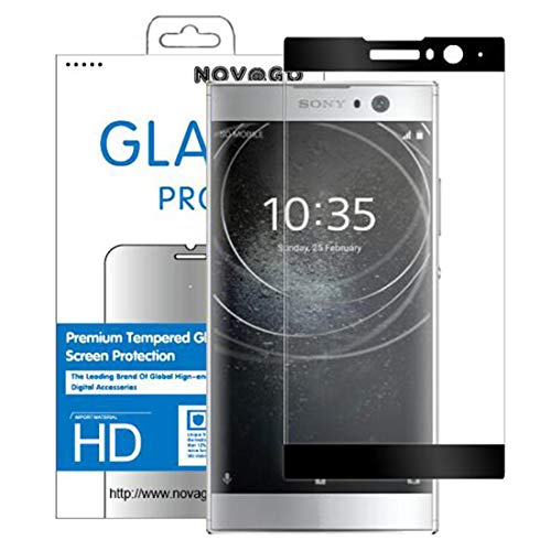 NOVAGO kompatibel mit Sony Xperia XA2 Ultra - Hartglas Schutzfolie, Panzerglas Schutzfolie, Tempered Glass Screen Protector 3D (x1, Transparent) von NOVAGO
