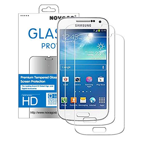 Novago Displayschutzfolie aus Hartglas für Samsung Galaxy S4 i9500, 2 Stück von NOVAGO