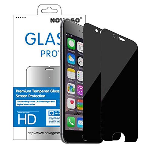 Novago Displayschutzfolie aus Hartglas für iPhone 7, iPhone 8, 2 Stück von NOVAGO